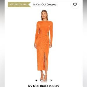 Revolve, long sleeve, cut out dress